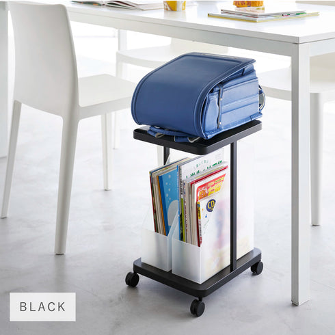 ランドセル収納ラック キャスター付き 2段 タワー.|s10